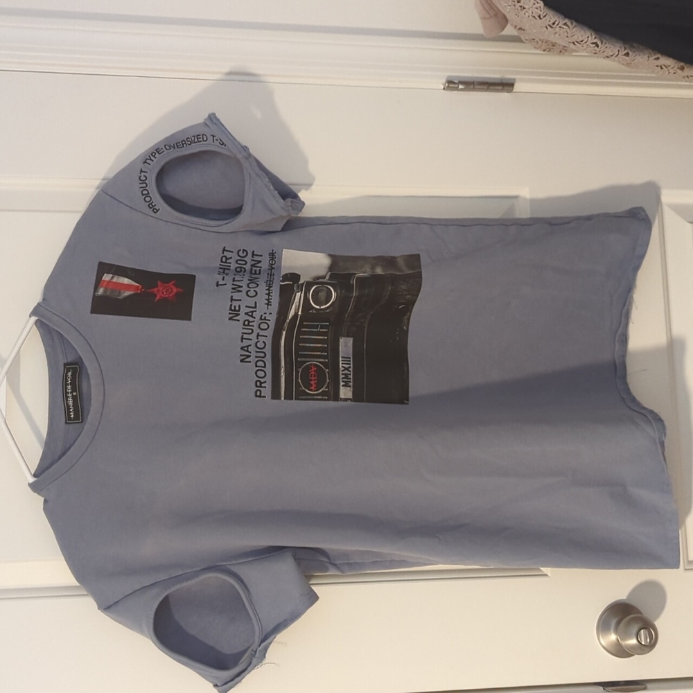 Designer oversized thick Tshirt size medium